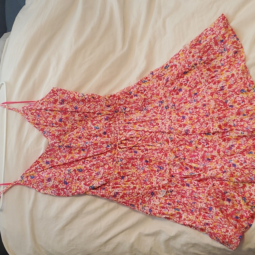 Floral Pink Summer Dress